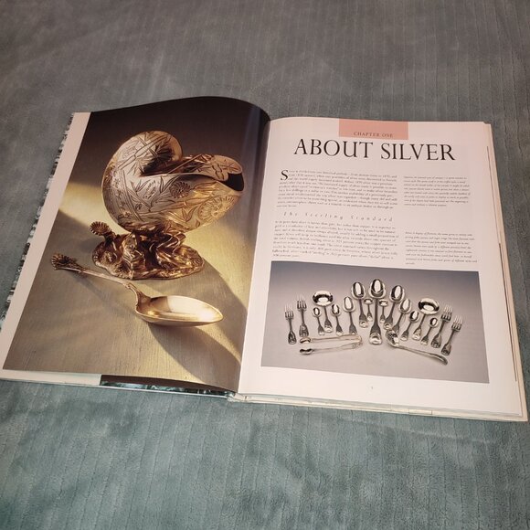 Book Antique Silver Guide Illustrated Deluxe Large Format Collectible - Picture 4 of 11